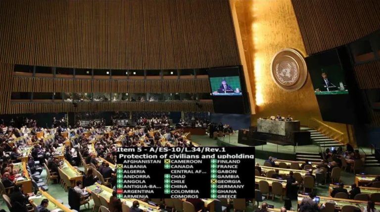 Shqipëria dhe Maqedonia e Veriut abstenuan në votim të mbështesin rezolutën për Palestinën