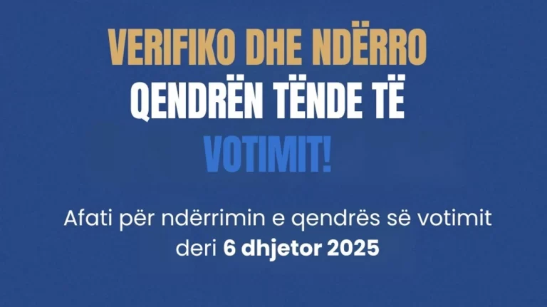 Zgjedhjet e 28 dhjetorit, edhe sot mund ta verifikoni Qendrën e Votimit