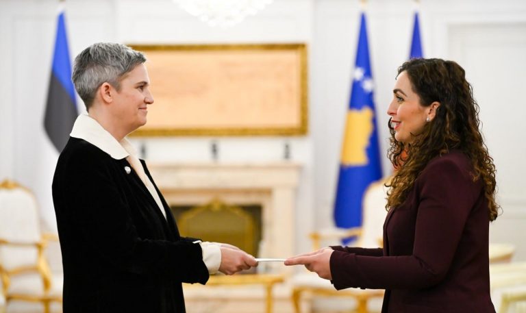 Osmani pranoi letrat kredenciale të ambasadores së re të Estonisë, i kërkoi bashkëpunim në disa fusha