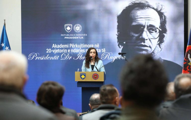 Osmani në akademinë përkujtimore të presidentit Rugova: Trashëgimia politike e Rugovës mbetet themel i kulturës politike të Kosovës